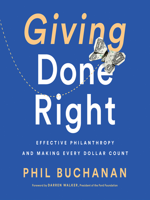 Cover image for Giving Done Right